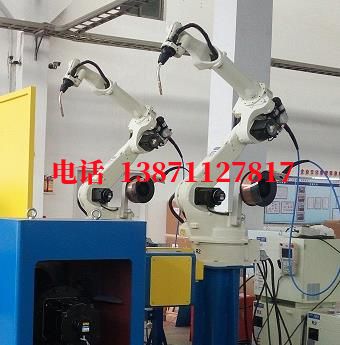 昌邑垃圾卸料门弧焊机器人工作站